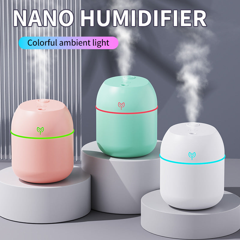 Colorful LED USB Humidifier with Aroma Diffuser
